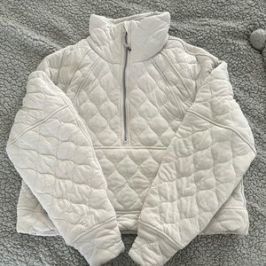 Lululemon Scuba Oversized Quilted Half Zip